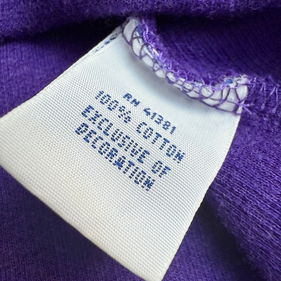 Polo Ralph Lauren Estate Rib Quarter Zip Pullover Sweatshirt Mens XL Purple - Picture 9 of 10